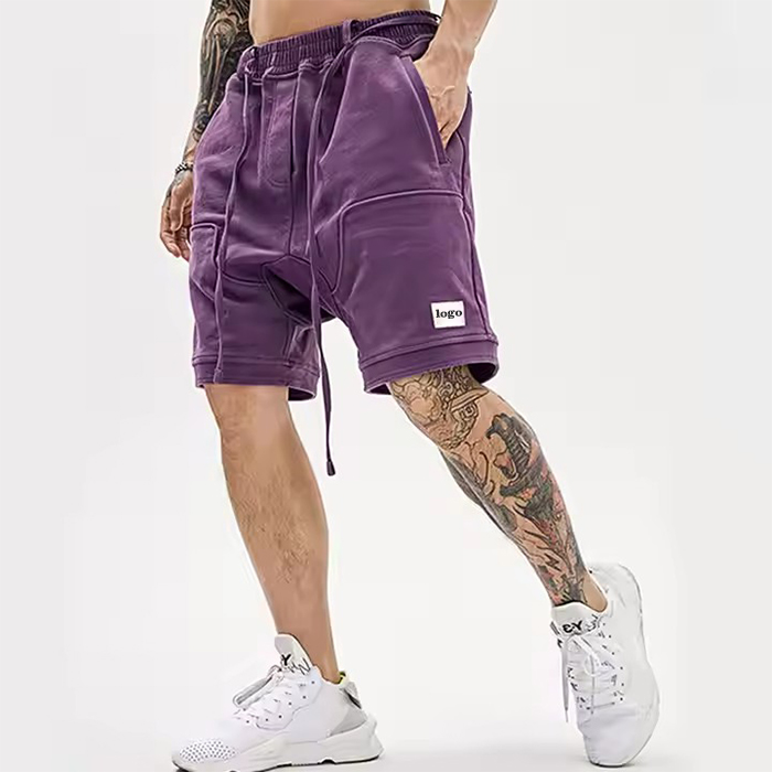get your custom short pants at hongfeng with soft cotton and elastic waist design.